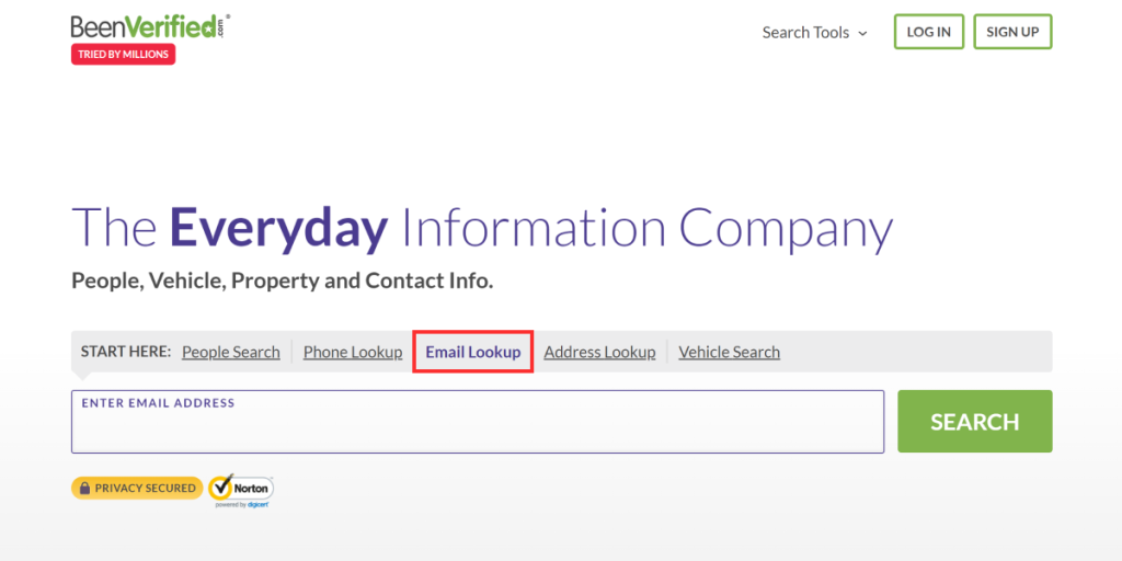 BeenVerified email search. How to find someone on Twitter by email.
